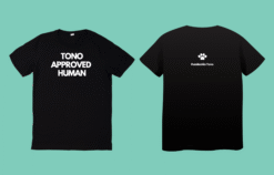 Playera Negra "Tono Approved Human V1"