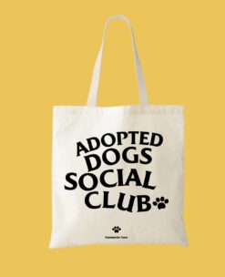 Totebag "Adopted Dogs Social Club"